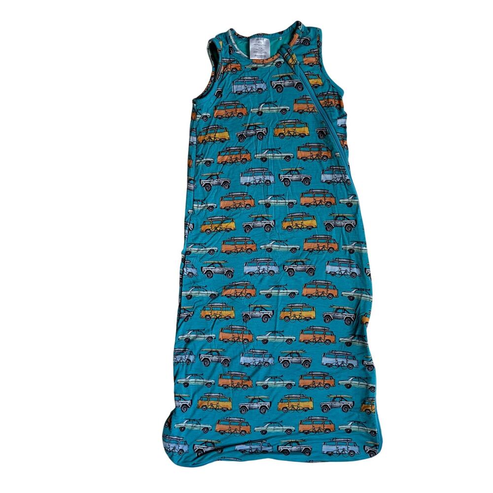 Posh Peanut Marino Sleeveless Sleep Bag (Blue) - 6-18 Months